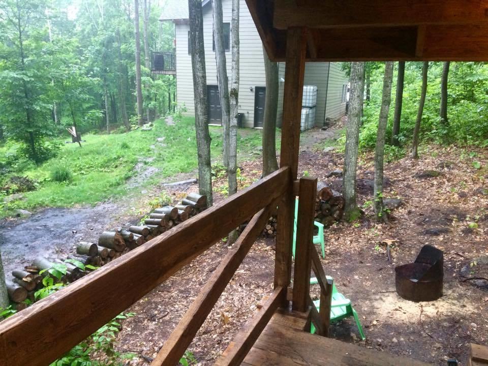 Les Cabines Nordik Des Piles Villa Saint-Jean-des Piles Bagian luar foto