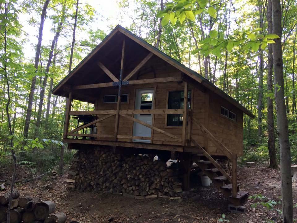 Les Cabines Nordik Des Piles Villa Saint-Jean-des Piles Bagian luar foto