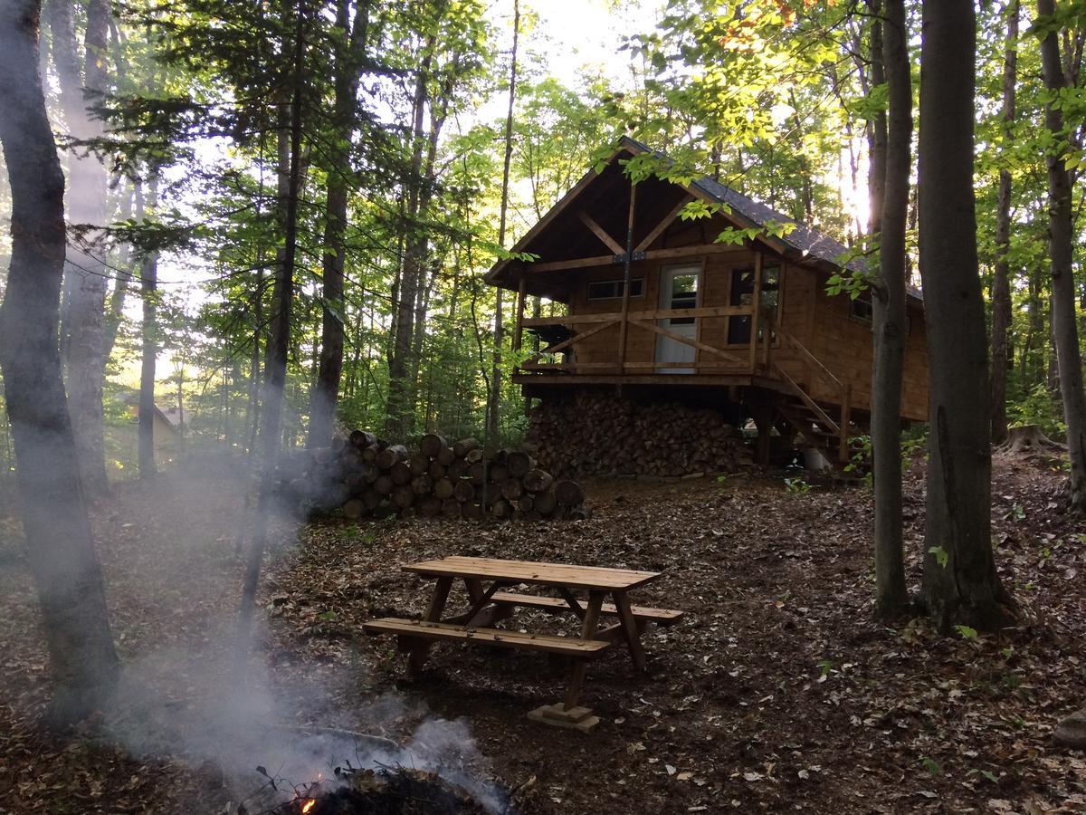 Les Cabines Nordik Des Piles Villa Saint-Jean-des Piles Bagian luar foto
