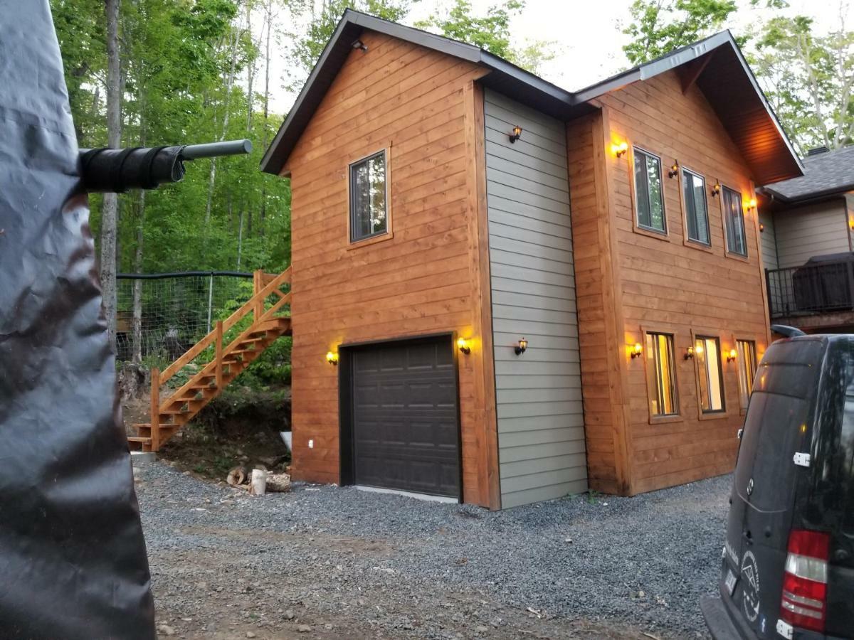 Les Cabines Nordik Des Piles Villa Saint-Jean-des Piles Bagian luar foto