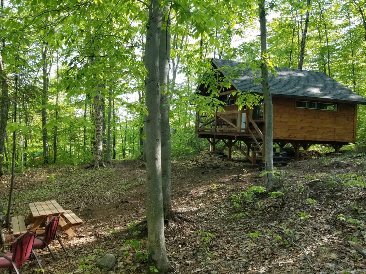 Les Cabines Nordik Des Piles Villa Saint-Jean-des Piles Bagian luar foto