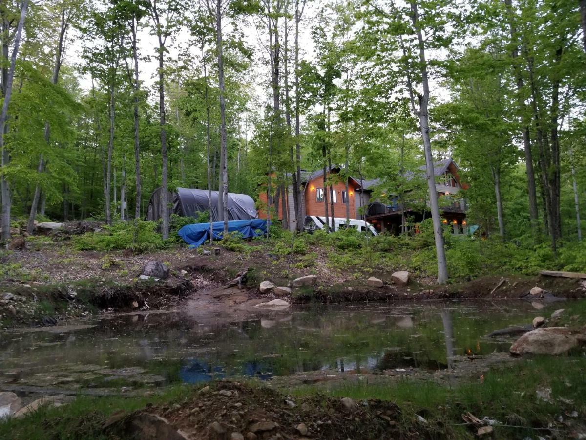 Les Cabines Nordik Des Piles Villa Saint-Jean-des Piles Bagian luar foto
