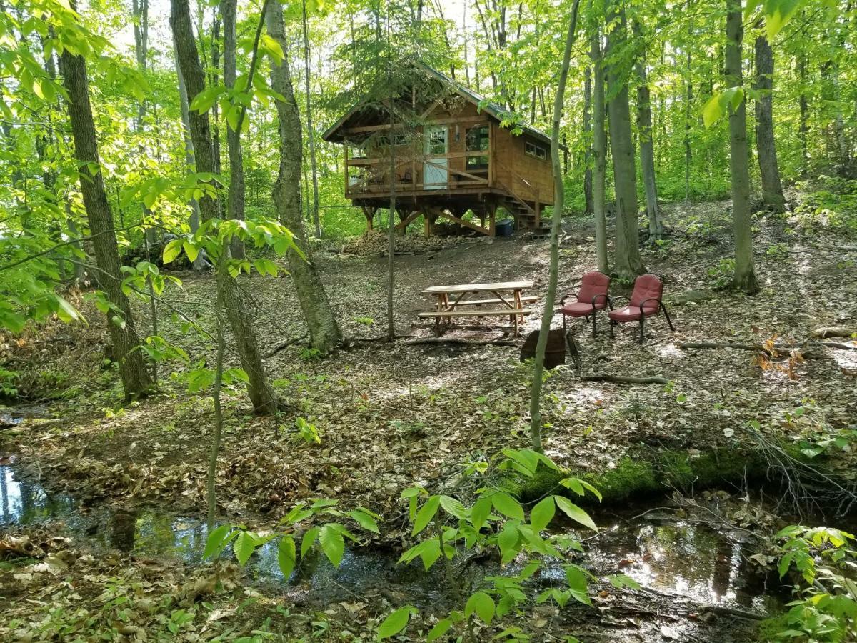 Les Cabines Nordik Des Piles Villa Saint-Jean-des Piles Bagian luar foto